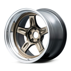 volk racing 21c spec sr wheel (face f3 / ll rim) 18x11.0 / offset 10 / 5x114.3 (shining bronze metal / rim dc)