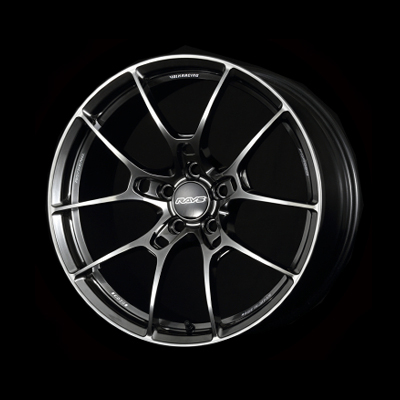volk racing g025 wheel (face 2) 18x8.5 / offset +35 / 5x114.3 (shining black metal / rim edge dc) volk racing g025 wheel (face 2) 18x8.5 / offset +35 / 5x114.3 (shining black metal / rim edge dc)