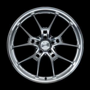 volk racing g025lc wheel (face 2 / s rim) 20x10.0 / offset +33 / 5x112 (shining light metal / rim fdmc)