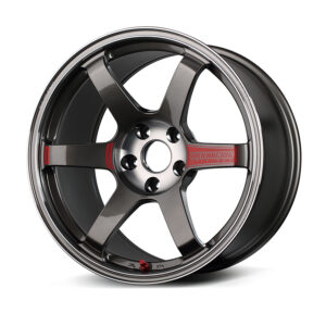 volk racing te37 saga sl wheel (face 3) 18x9.0 / offset +45 / 5x114.3 (pressed graphite)