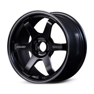 volk racing te37 sonic black shadow wheel (face 1) 15x5.5 / offset +45 / 4x100 (matte translucent black)