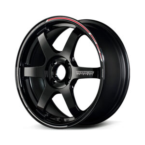volk racing te37 sonic time attack wheel (face 4) 16x7.0 / offset +26 / 4x100 (black / redot)