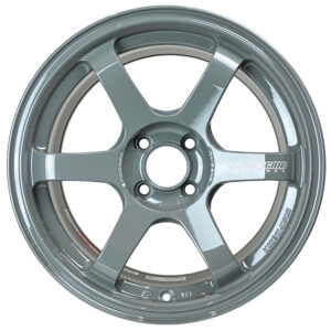 volk racing te37 sonic wheels (set of four) 16x8.0 / offset +35 / 4x100 (glossy gray)
