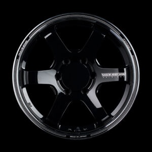volk racing te37sb tourer wheel (face 1) 17x6.5 / 6x139.7 / offset +48 (black / rim dc)