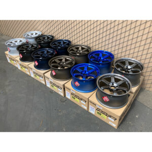 volk racing te37sl wheels (set of four) 18x9.5 +22 front / 18x10.5 +20 rear 5x120 (bmw e9x spec)