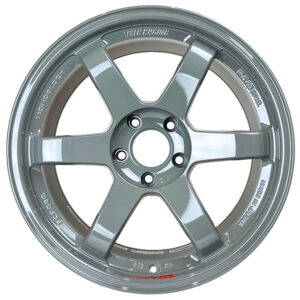 volk racing te37sl wheels (set of four) 18x9.5 / offset +22 / 5x120 (glossy gray)